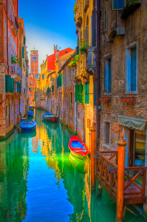 1918 - Venice waterway - Venezianischer Wasserweg